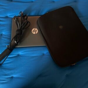 HP Chromebook with Black and Silver Finish